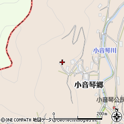 長崎県東彼杵郡東彼杵町小音琴郷1258周辺の地図