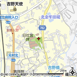 福岡県大牟田市吉野2168周辺の地図