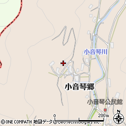 長崎県東彼杵郡東彼杵町小音琴郷1247周辺の地図