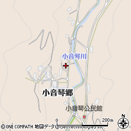 長崎県東彼杵郡東彼杵町小音琴郷1192周辺の地図