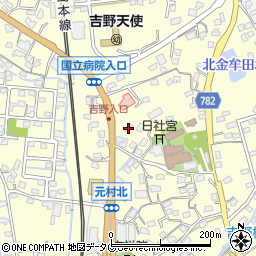 福岡県大牟田市吉野2015周辺の地図