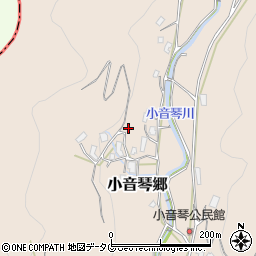 長崎県東彼杵郡東彼杵町小音琴郷1249周辺の地図