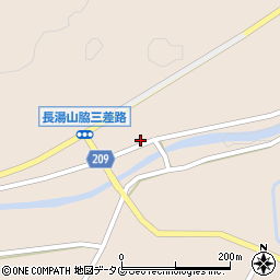 大分県竹田市直入町大字長湯7628周辺の地図