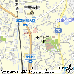 福岡県大牟田市吉野2014周辺の地図