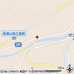 大分県竹田市直入町大字長湯7627-6周辺の地図