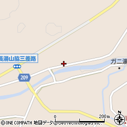 大分県竹田市直入町大字長湯2627周辺の地図