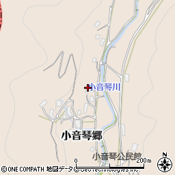 長崎県東彼杵郡東彼杵町小音琴郷1188周辺の地図