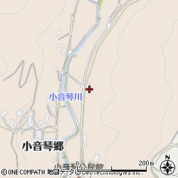 長崎県東彼杵郡東彼杵町小音琴郷1983周辺の地図