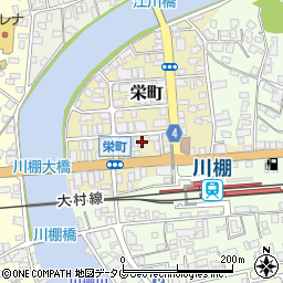 川下東栄ストアー精肉店周辺の地図