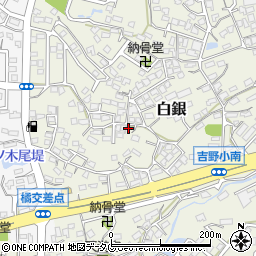福岡県大牟田市白銀662周辺の地図