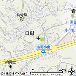 福岡県大牟田市白銀619-1周辺の地図