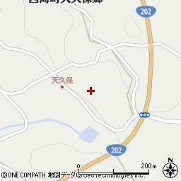 長崎県西海市西海町天久保郷1327周辺の地図