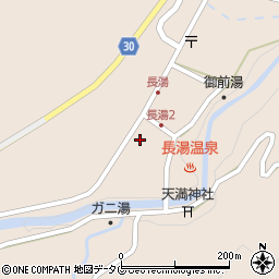 大分県竹田市直入町大字長湯8010-2周辺の地図