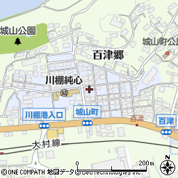 長崎県東彼杵郡川棚町城山町周辺の地図