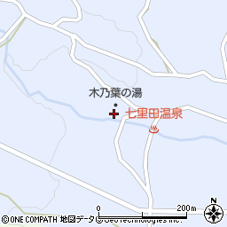 七里田温泉館木乃葉の湯周辺の地図