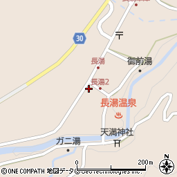 大分県竹田市直入町大字長湯8008周辺の地図