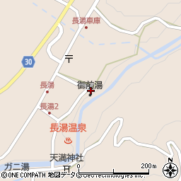 大分県竹田市直入町大字長湯7962-1周辺の地図