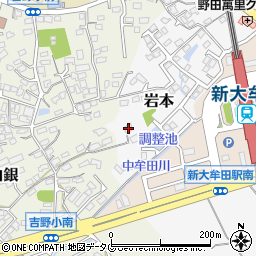 福岡県大牟田市岩本2426周辺の地図