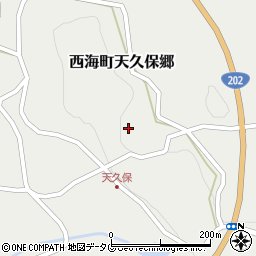 長崎県西海市西海町天久保郷1432-1周辺の地図