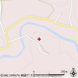 大分県豊後大野市犬飼町黒松714周辺の地図