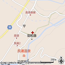 大分県竹田市直入町大字長湯7960周辺の地図