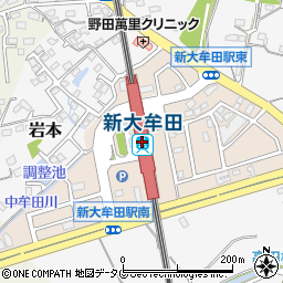 新大牟田駅 福岡県大牟田市 駅 路線図から地図を検索 マピオン