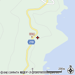 長崎県南松浦郡新上五島町立串郷296周辺の地図