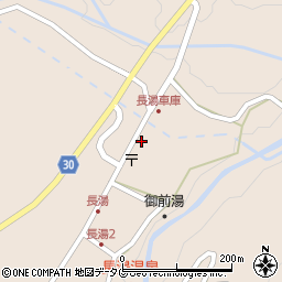 大分県竹田市直入町大字長湯7950周辺の地図