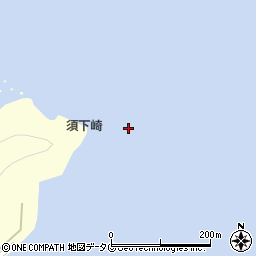 須下崎周辺の地図