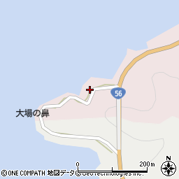 愛媛県宇和島市津島町嵐1周辺の地図