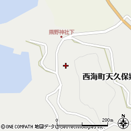 長崎県西海市西海町天久保郷1655周辺の地図