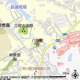 福岡県大牟田市吉野1101-6周辺の地図