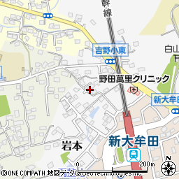 福岡県大牟田市岩本2680周辺の地図