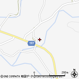 熊本県山鹿市小坂周辺の地図