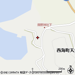 長崎県西海市西海町天久保郷1656周辺の地図