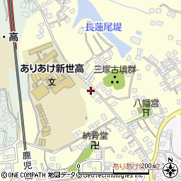 福岡県大牟田市吉野1438-2周辺の地図