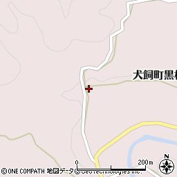 大分県豊後大野市犬飼町黒松1027周辺の地図