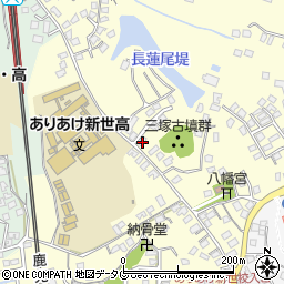 福岡県大牟田市吉野1161周辺の地図
