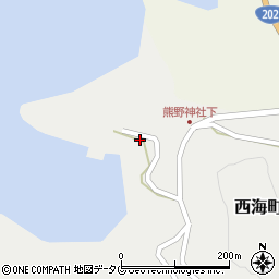 長崎県西海市西海町天久保郷1638-3周辺の地図
