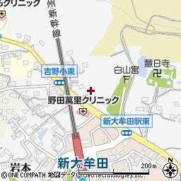 福岡県大牟田市岩本2663周辺の地図