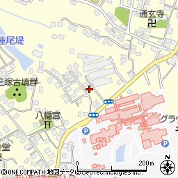 福岡県大牟田市吉野1073-10周辺の地図