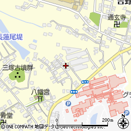 福岡県大牟田市吉野1073-7周辺の地図
