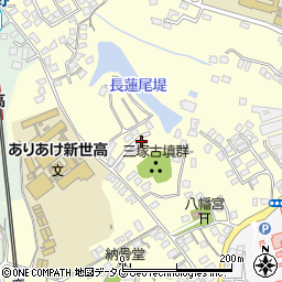 福岡県大牟田市吉野1164-10周辺の地図