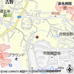 福岡県大牟田市吉野976-2周辺の地図