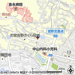 福岡県大牟田市吉野879周辺の地図