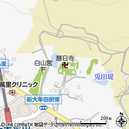 慧日寺周辺の地図