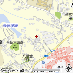 福岡県大牟田市吉野1087周辺の地図