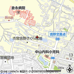 福岡県大牟田市吉野888周辺の地図