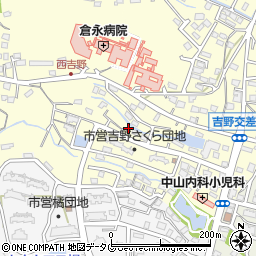 福岡県大牟田市吉野893周辺の地図