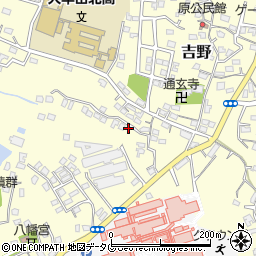 福岡県大牟田市吉野1222-6周辺の地図